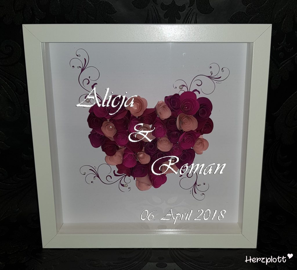 Bild zum Beitrag „Bilderrahmen zur Hochzeit“