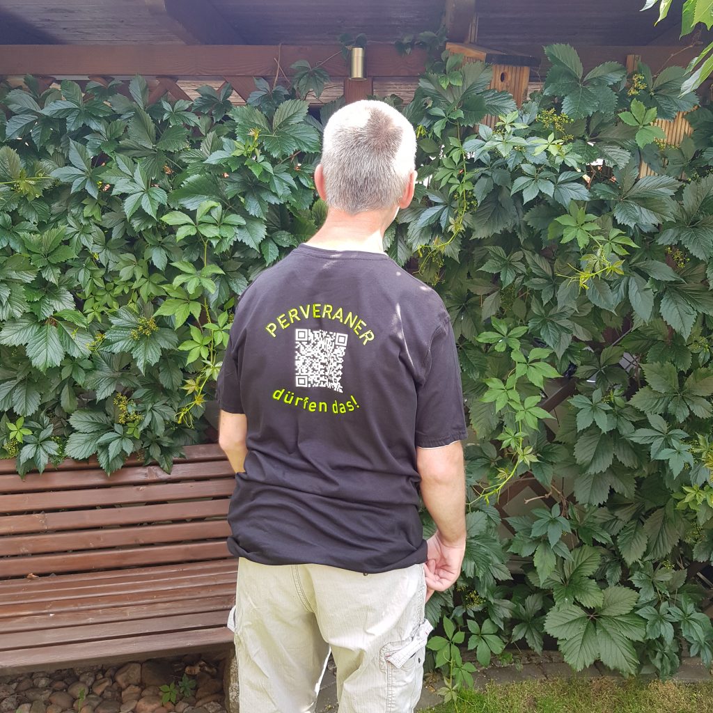 Bild zum Beitrag „QR Code aufs Shirt“