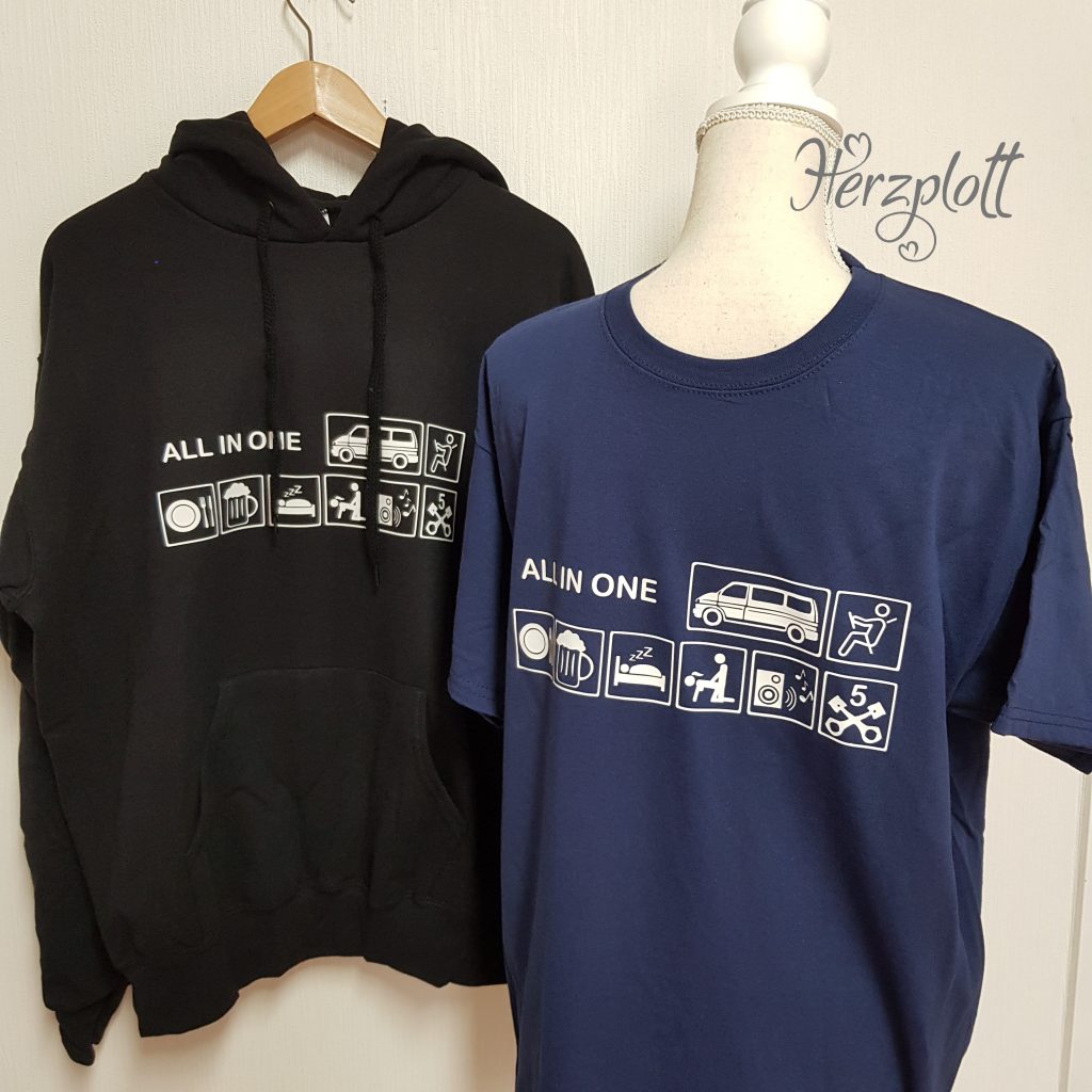 Bild zum Beitrag „ALL IN ONE auf Shirt und T4“