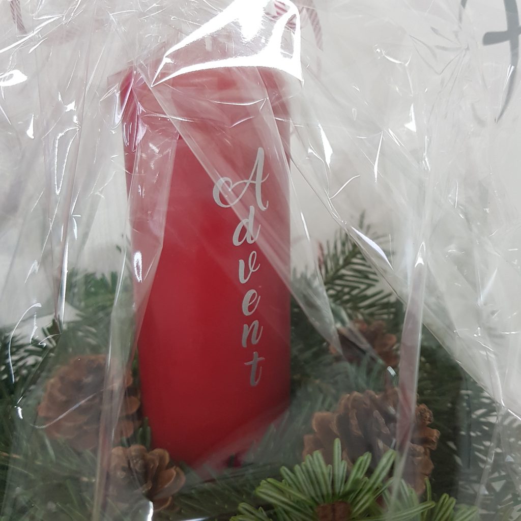 Bild zum Beitrag „Adventsgesteck“