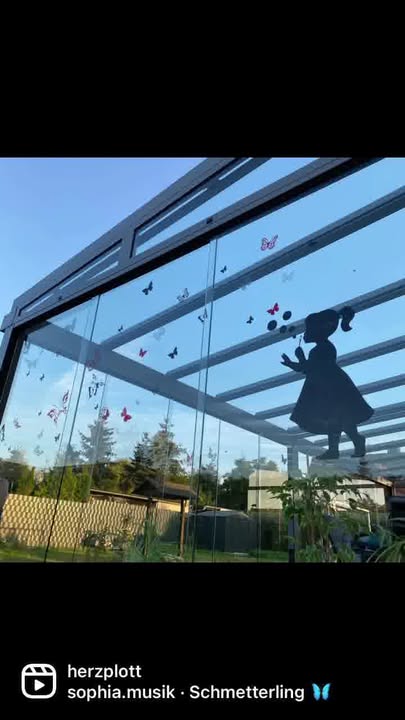 Bild zum Beitrag „Schmetterlinge am Fenster“