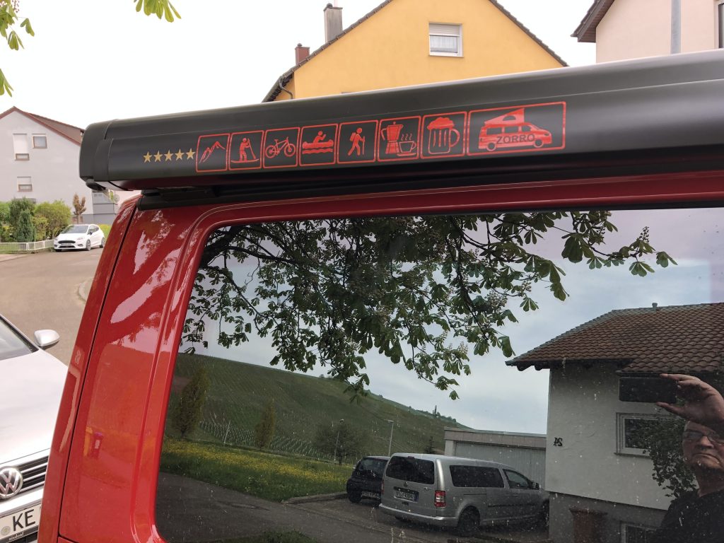 Bild zum Beitrag „Piktogramme für die Bulli Markise“
