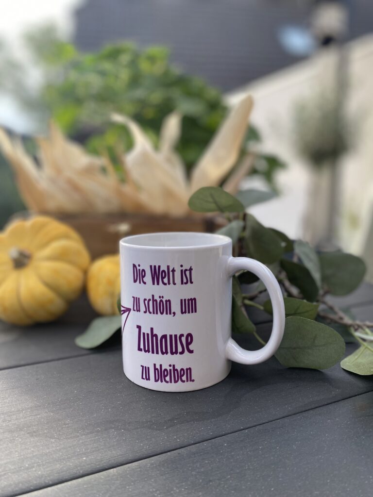 Bild zur Arbeit „Tasse als kleine Aufmerksamkeit“