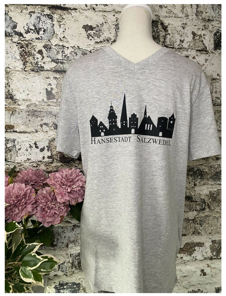 Bild zur Arbeit „Hansestadt Salzwedel auf Shirt“