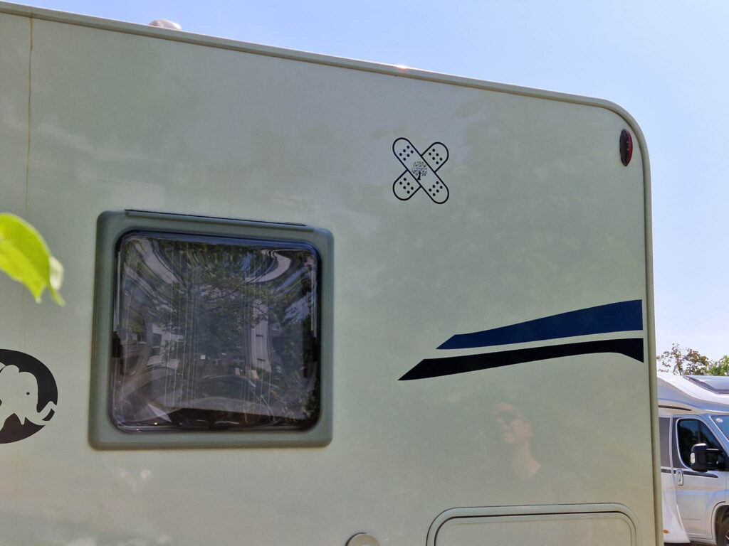Bild zur Arbeit „Pflaster für Wohnmobil“